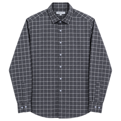 Full Sleeves Button Down Check Printed Shirt - M-148