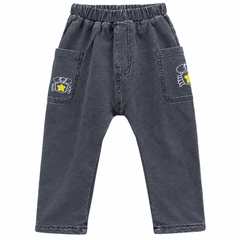 Crab Patch Denim Joggers - K-159