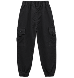 Elastic Waist Cargo Joggers Pants With Multi Pocket - K-149