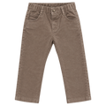 Elastic Waist CorduroySide Back Pocket Pants - K-147