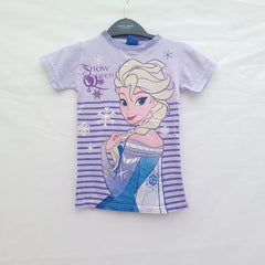 Half Sleeves Round Neck With Graphic Print T-Shirt- K-42