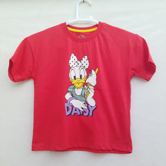 Daisy Duck Ice Cream T-Shirt - Polka Bow, Character Print - K-65