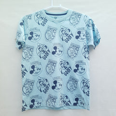 Short Sleeves Round Neck With Disney Classic All Over Print T-Shirt - K-94