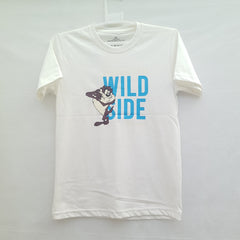Short Sleeves Round Neck With Puffy Printed T-Shirt - K-98