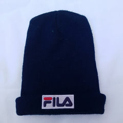 Simple Knitted Beanie - Light weight With Embroidery - R-91