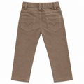 Elastic Waist CorduroySide Back Pocket Pants - K-147