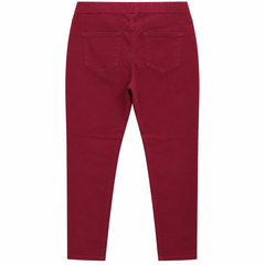 Slim Fit Pull-On Pants With 2 Back Pocket - W-122
