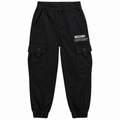 Elastic Waist Cargo Joggers Pants With Multi Pocket - K-149