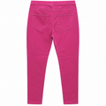 Dusty Pink Slim Fit Twill Pants With 2 Back Pocket - W-121