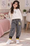Jogger Denim Pants With 2 Back Pocket - K-152