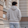Full sleeves hoodie with ribbed cuffs Adjustable drawstrings - M-167