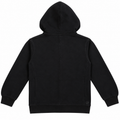 Kids Plain Black Zipper Hoodie With 2 Side Pocket - K-196