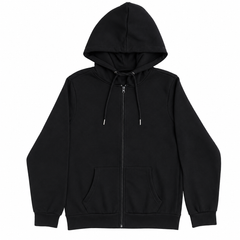 Long slevees hoodie with Zip and pocket - M-165