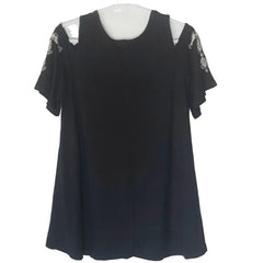 Black Top Hand Embroidery Shirt
