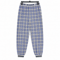 Grey-Navy Check Jogger Pajama - Joe Boxer Waistband - M-122