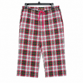 Multi-Check Capri Lounge Pajama - Elastic Waist - M-123