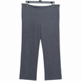 Charcoal Grey Solid Lounge Pajama - Elastic Waist, Side Pockets - M-125