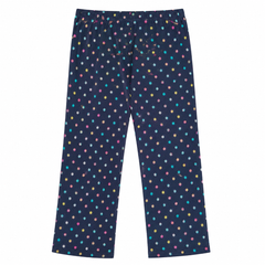 Floral Print Lounge Pant - Elastic Waist - W-82