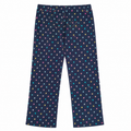 Floral Print Lounge Pant - Elastic Waist - W-82