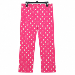 Teddy Bear Print Lounge Pant - Elastic Waist - W-85