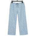 Leopard Print Lounge Pant - Elastic Waist - W-92