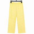 Gingham Check Lounge Pant - Elastic Waist - W-95