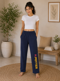 Printed Lounge Pant - Elastic Waist - W-98