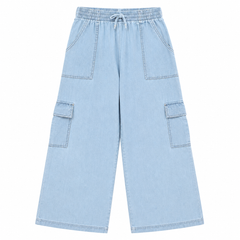 Cargo Lounge Pant - 6 Pocket, Elastic Waist - W-102