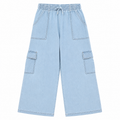 Cargo Lounge Pant - 6 Pocket, Elastic Waist - W-102