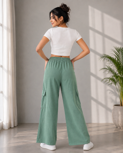 3 Quarter Pajama - Elastic Waist with Drawstring - W-104
