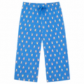 Royal Blue Cute Dog Print Lounge Pajama - Elastic Waist with Drawstring - W-105