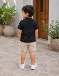 Never Give Up Football Polo Shirt - Short Sleeve, Cotton Pique - K-54