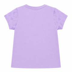 Hello Kitty All-Over Print T-Shirt - Heart & Bow Pattern - K-58