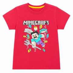 Minecraft Steve Underwater Graphic T-Shirt - Short Sleeve - K-59
