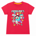 Minecraft Steve Underwater Graphic T-Shirt - Short Sleeve - K-59