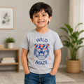 Wild Maze Tiger T-Shirt - 3D Sunglasses, Lightning Print - K-70