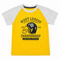 West League 32 Raglan T-Shirt - Football Helmet, Championship Print - K-79