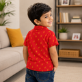 Lightning 86 All-Over Print Pique Polo - Embroidered Number - K-80