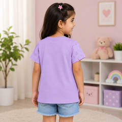 Hello Kitty All-Over Print T-Shirt - Heart & Bow Pattern - K-58