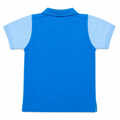 Contrast Sleeve Polo Shirt - Anchor Embroidery - K-63