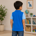 Contrast Sleeve Polo Shirt - Anchor Embroidery - K-63