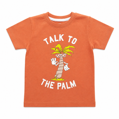 Terracotta Talk To The Palm Cartoon T-Shirt - K-64
