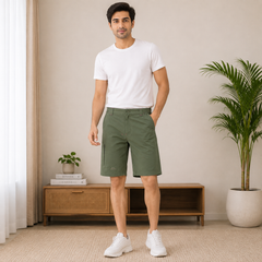Outdoor Hiking Shorts - Multi Pocket, Button Closure - U-2