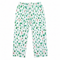 Christmas Tree Print Lounge Pajama - Elastic Waist with Drawstring - U-3