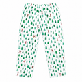 Christmas Tree Print Lounge Pajama - Elastic Waist with Drawstring - U-3