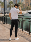Basic Leggings - High Stretch, Elastic Waist - U-7