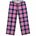 Check Print Lounge Pajama - Elastic Waist with Drawstring - U-8