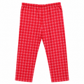 Check Print Lounge Pajama - Texas Tech Red Raiders Logo, Elastic Waist - U-13