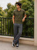 Essential Lounge Pajama - Elastic Waist, Straight Fit - U-17