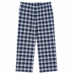 Classic Check Plaid Lounge Pajama - Elastic Waist, Drawstring - U-19